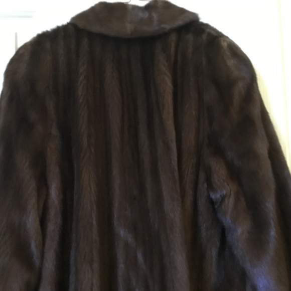 Womens Gorgeous Full Length Mink Coat Size 14 - Picture 7 of 8